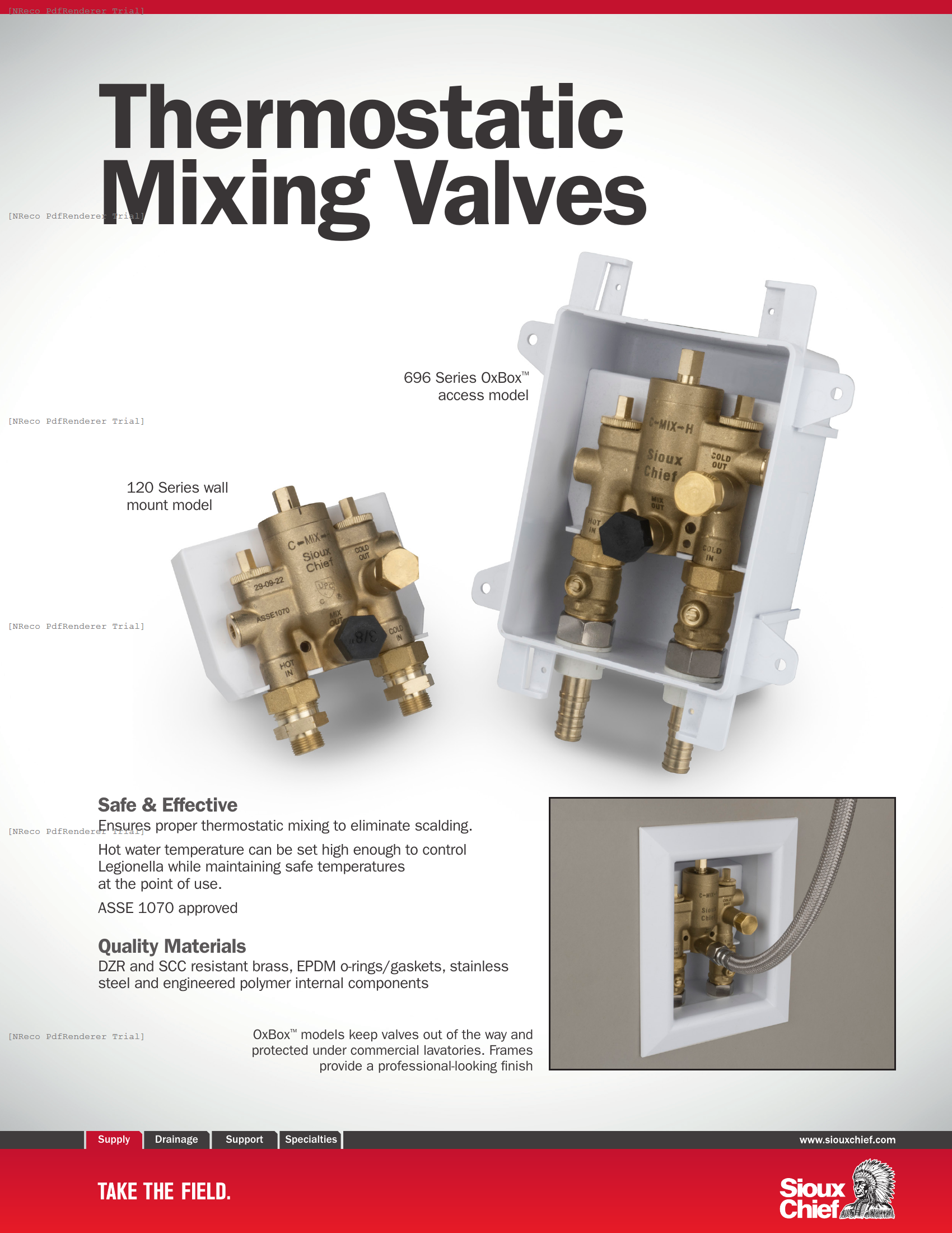 THERMOSTATIC MIXING VALVE - BROCHURE.PDF Brochure Document